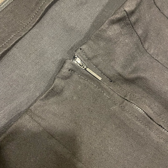 Zara Elegant raw edge Black Strapless Dress - Picture 4 of 8